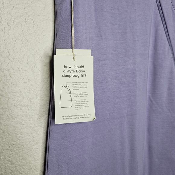 NWT kyte baby purple sleep sack full zip sleep bag size Large - Picture 2 of 5